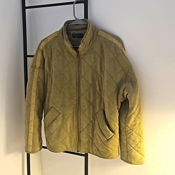 Bagatelle collection quilted French Terry  jackets size xsmall - Picture 2 of 5